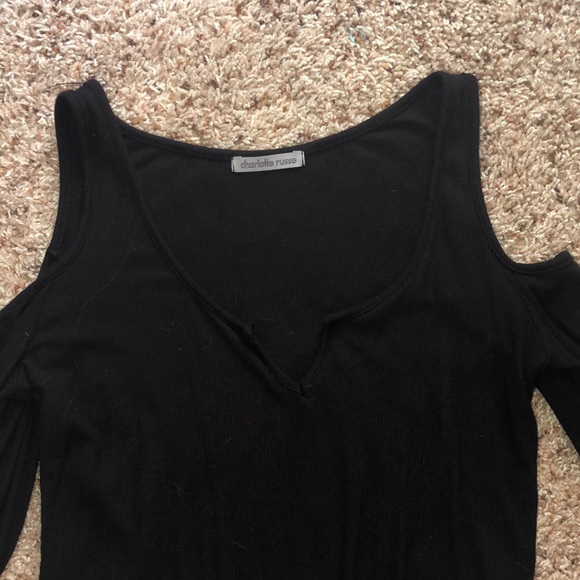 Black crop top - Picture 3 of 3